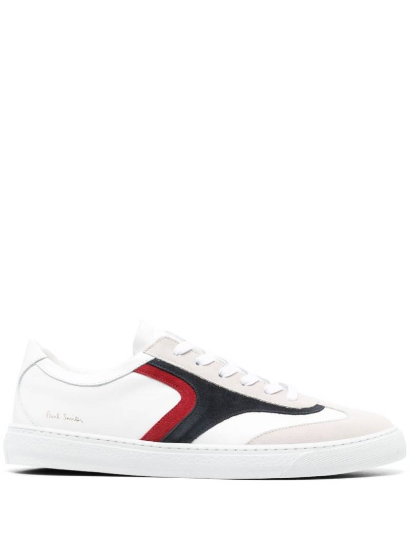 Paul Smith leather lace-up sneakers - White von Paul Smith