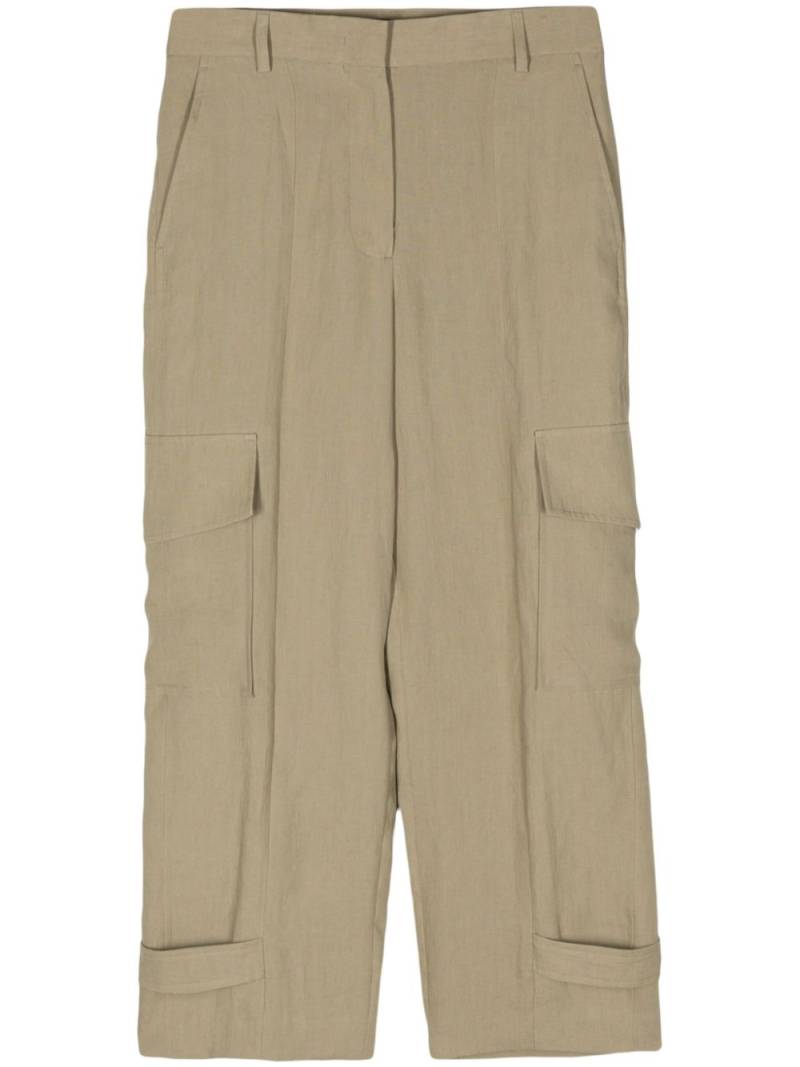 Paul Smith linen cargo pants - Neutrals von Paul Smith