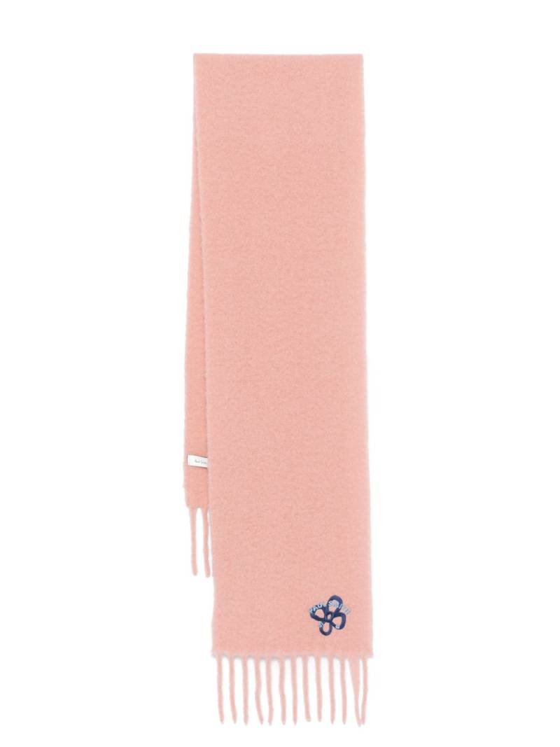 Paul Smith logo-embroidered scarf - Pink von Paul Smith