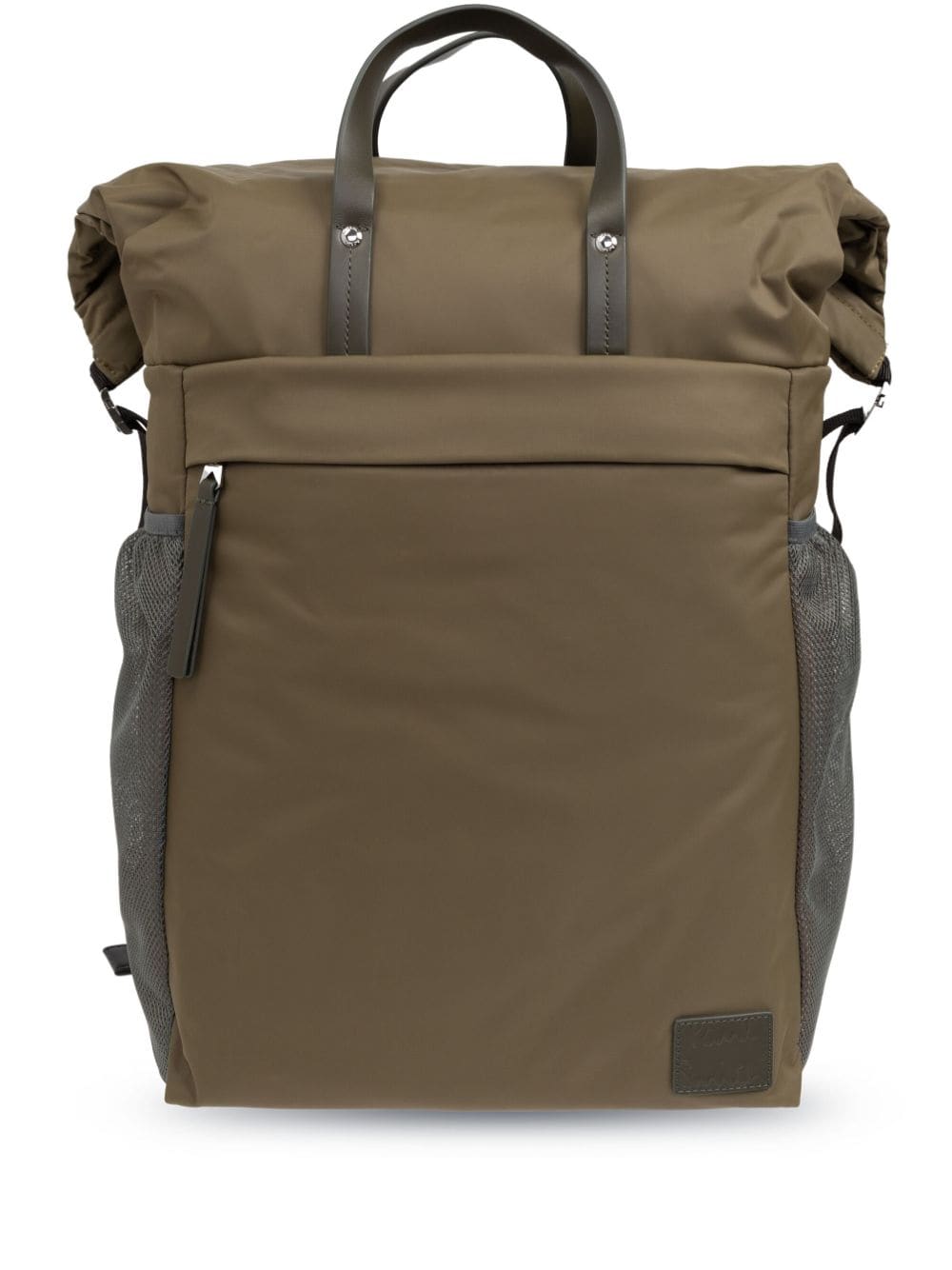 Paul Smith logo-patch backpack - Green von Paul Smith