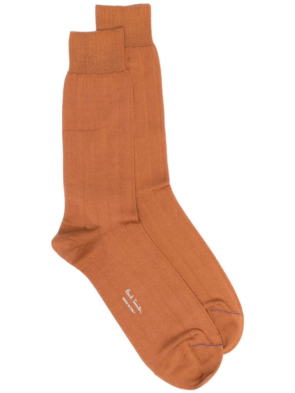 Paul Smith logo-print ankle-length socks - Orange von Paul Smith