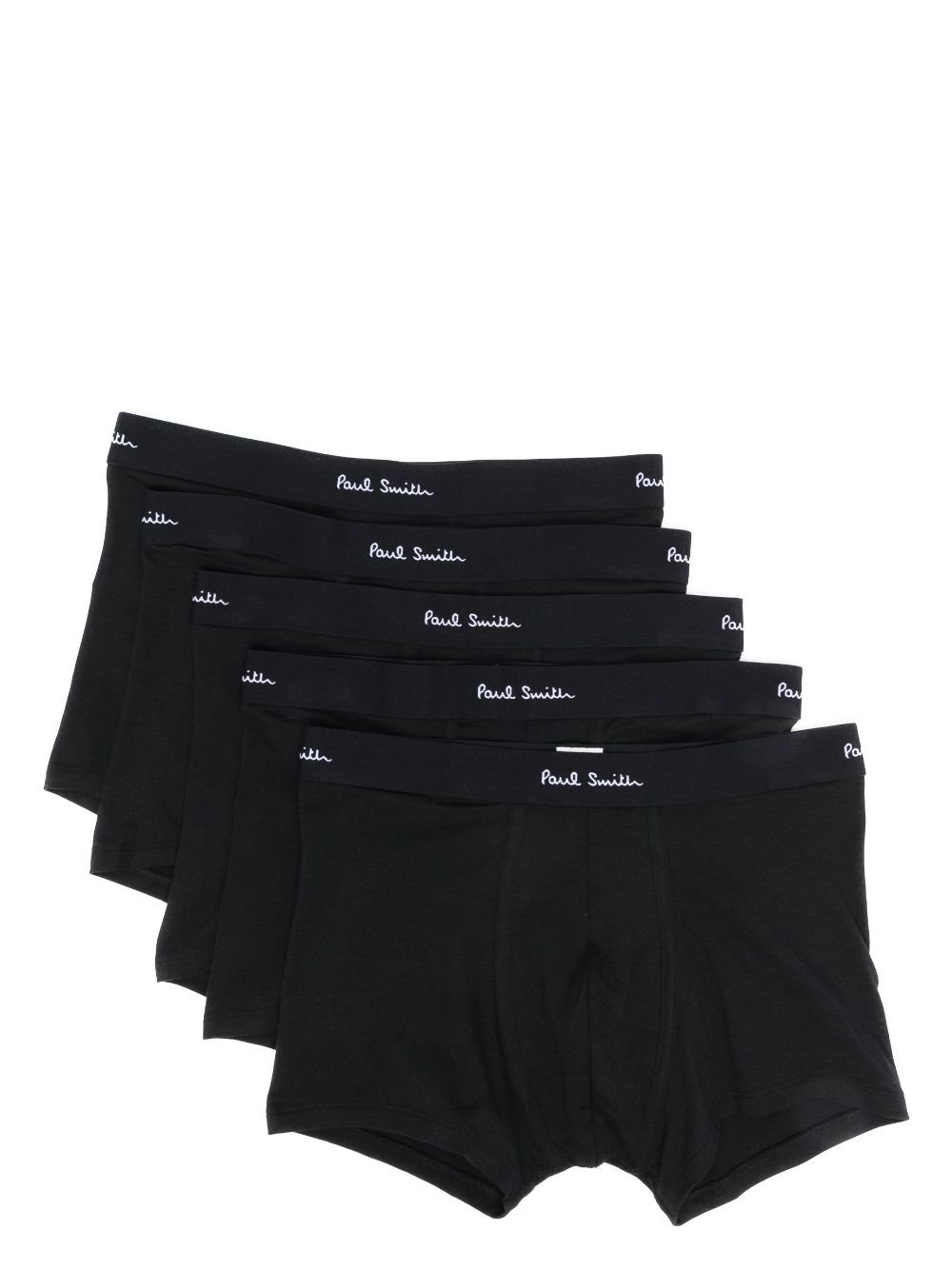 Paul Smith logo-print organic cotton boxers - Black von Paul Smith