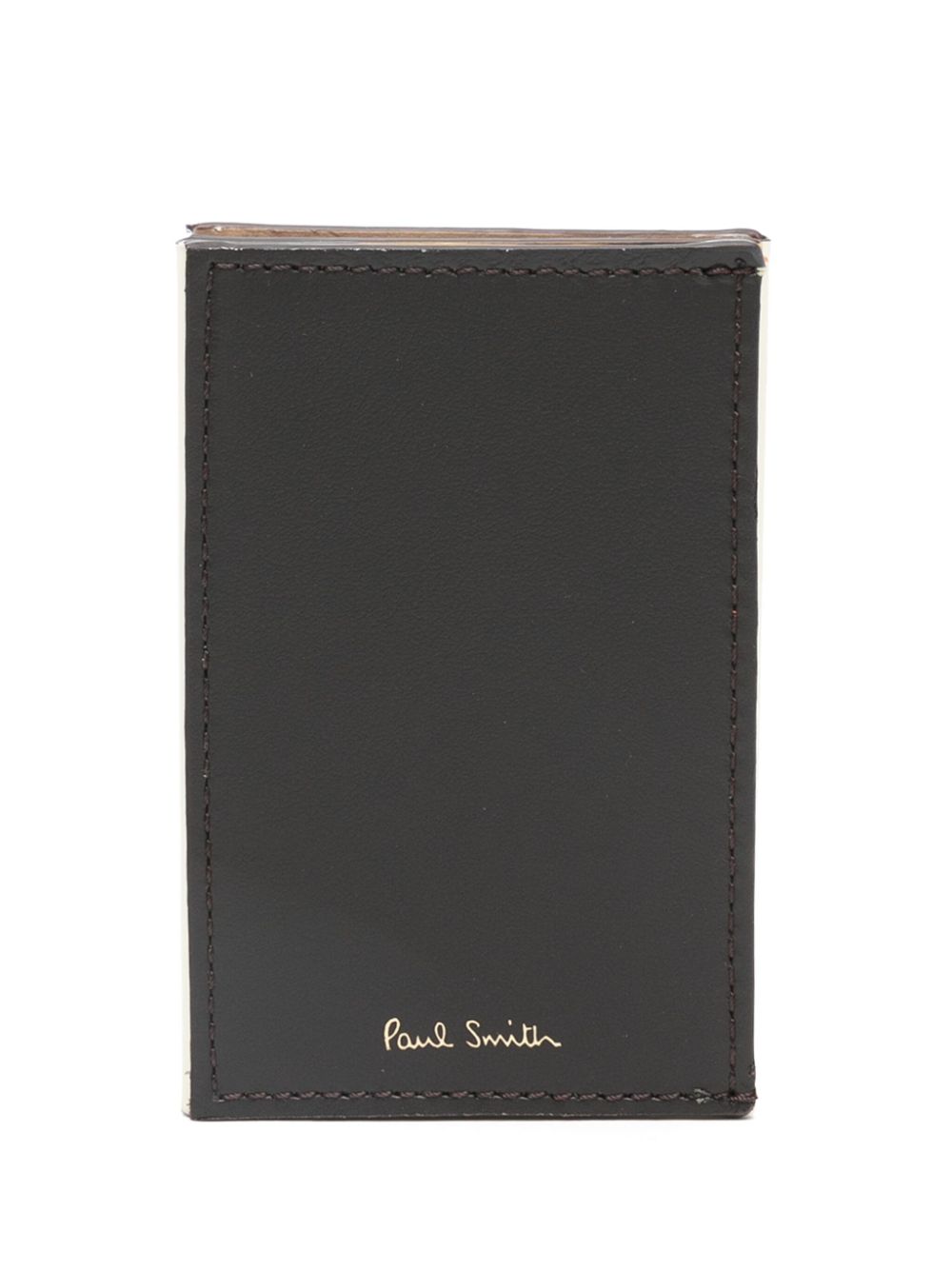 Paul Smith logo-stamp card holder - Brown von Paul Smith