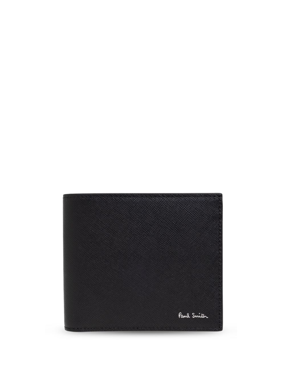 Paul Smith logo-stamp leather wallet - Black von Paul Smith