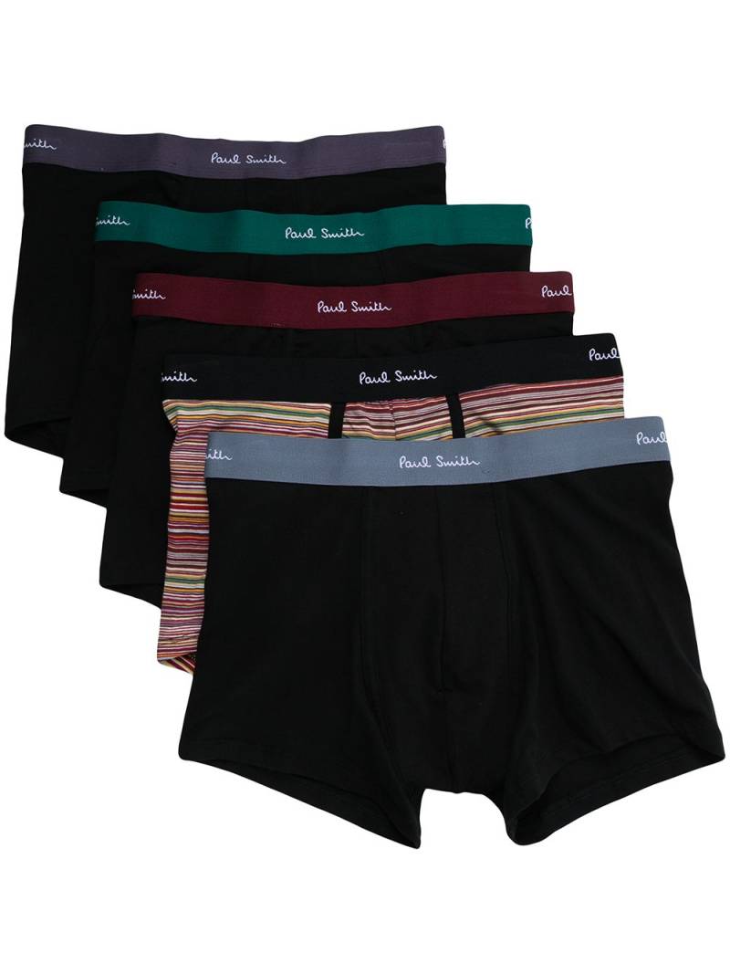 Paul Smith logo-waistband boxer pack - Black von Paul Smith