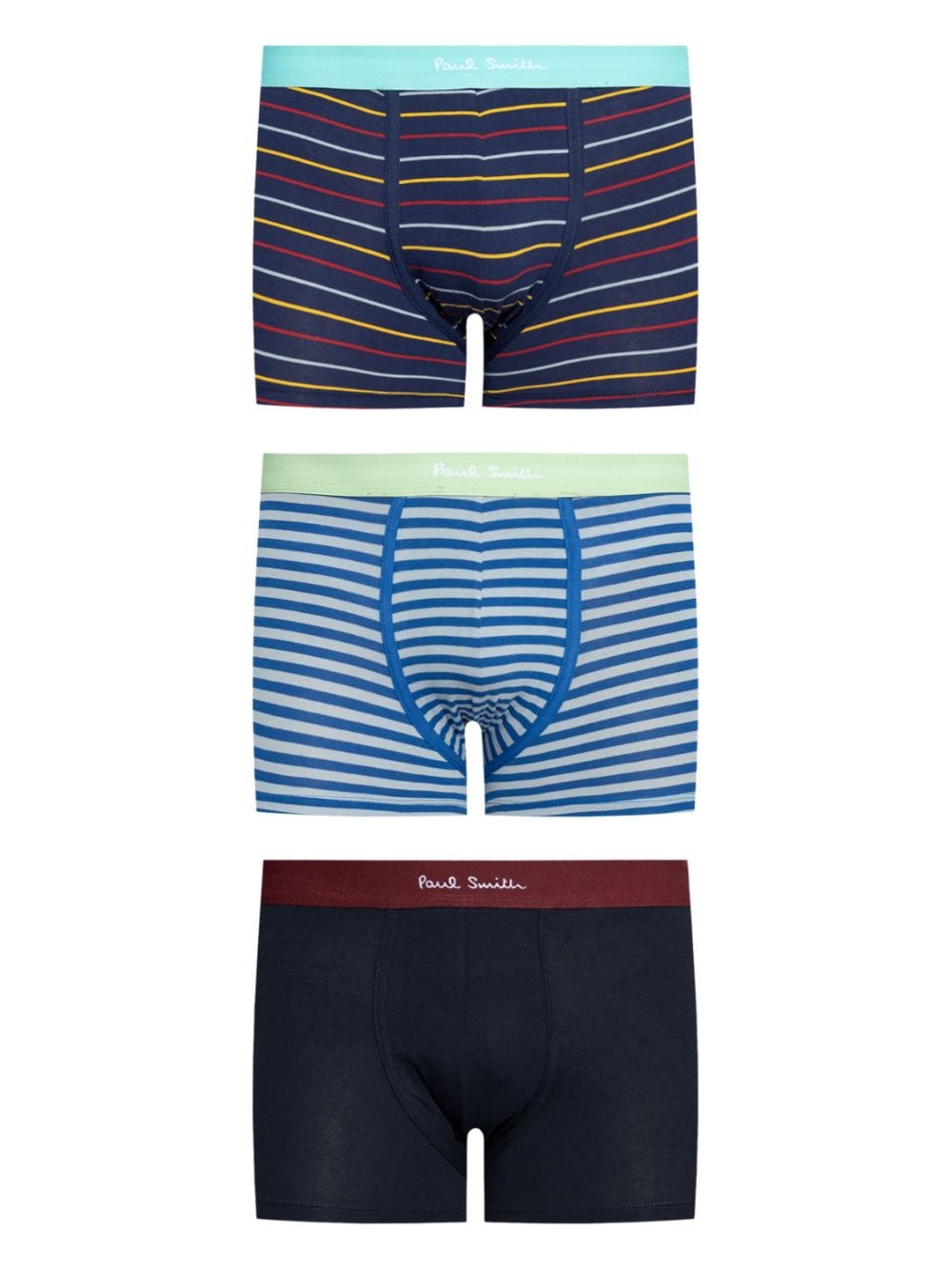 Paul Smith logo-waistband boxers (pack of three) - Blue von Paul Smith