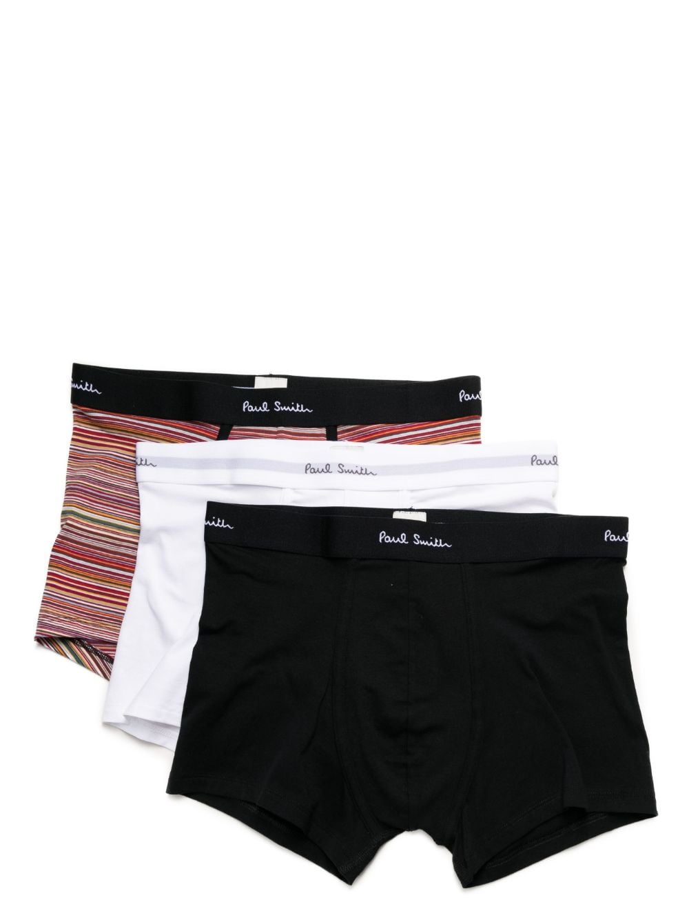 Paul Smith logo-waistband briefs (pack of three) - Black von Paul Smith
