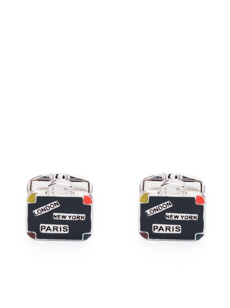 Paul Smith luggage-shaped cufflinks - Silver von Paul Smith