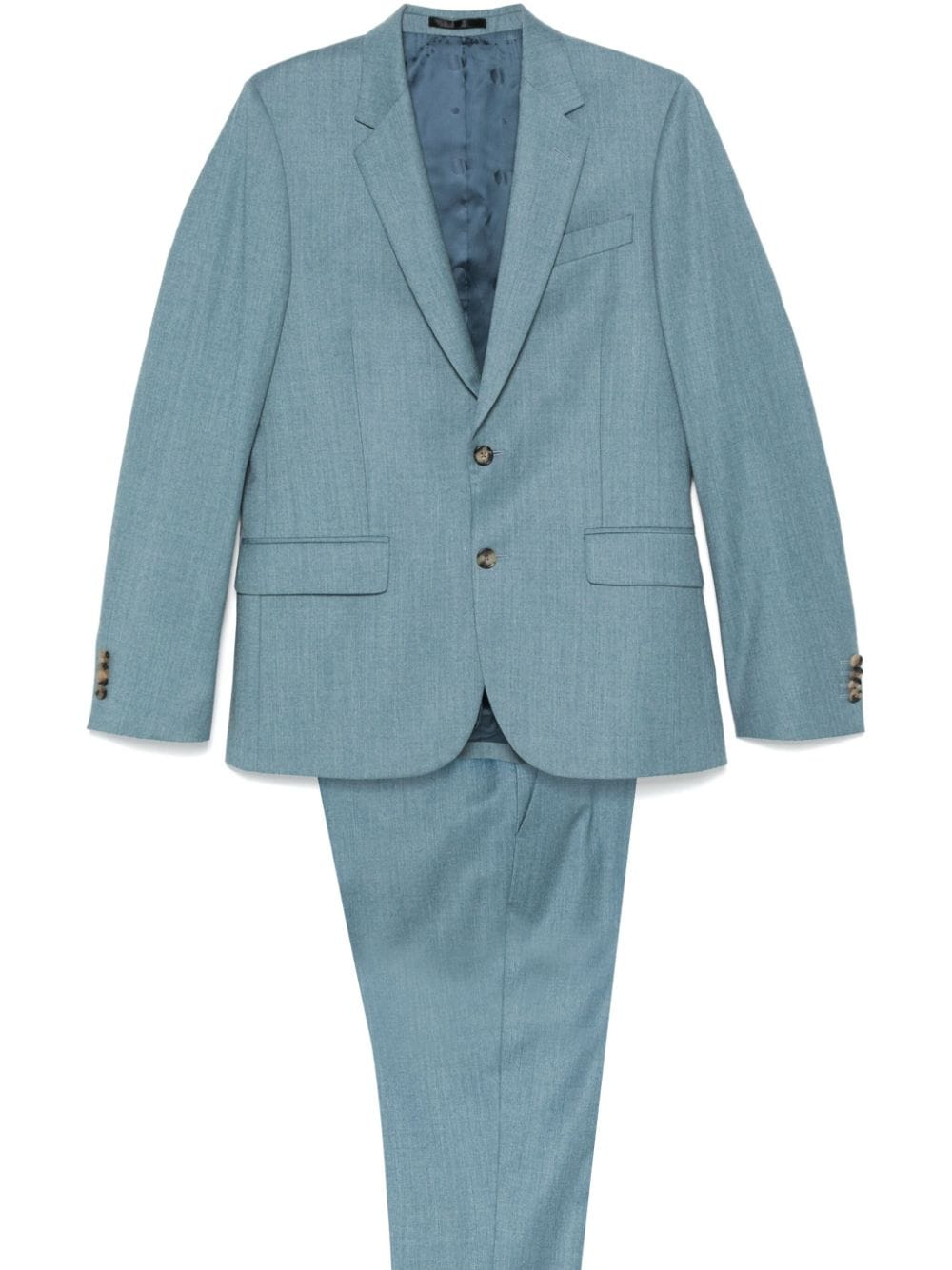 Paul Smith mélange-effect suit - Blue von Paul Smith