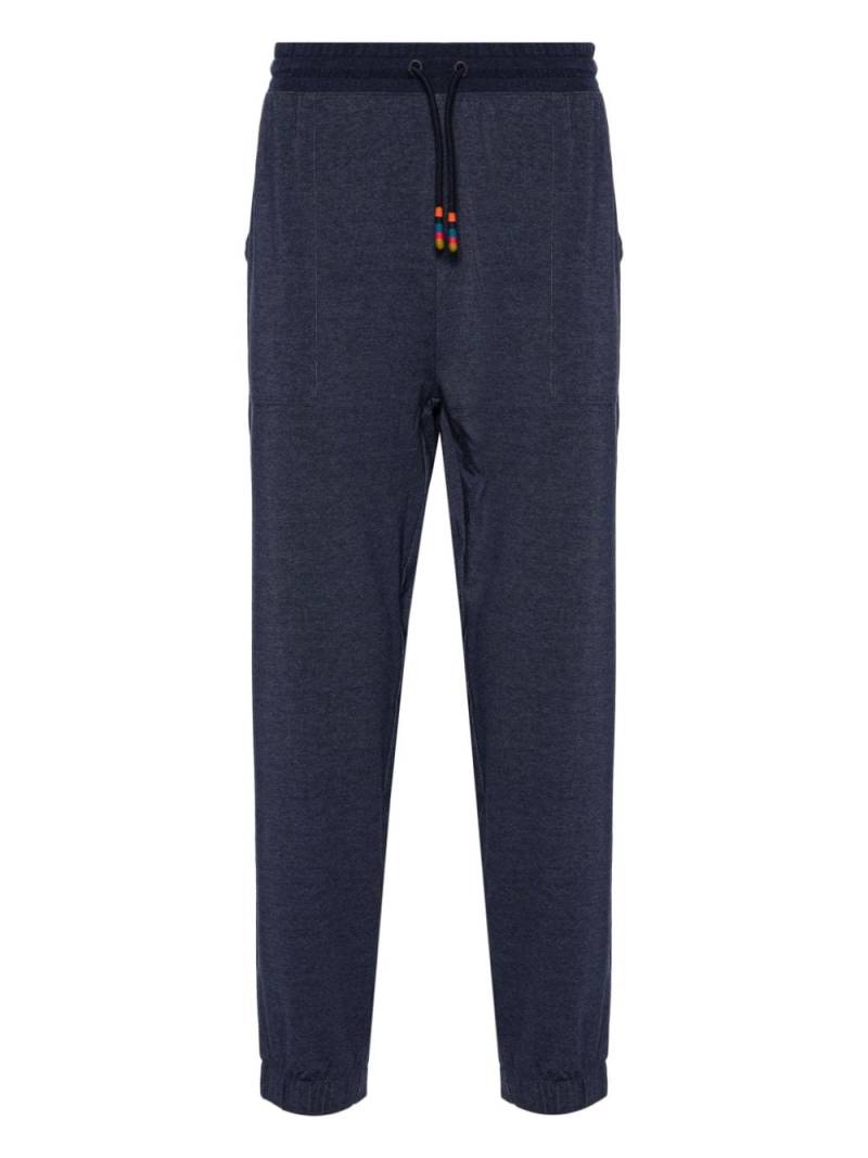 Paul Smith mélange-effect track pants - Blue von Paul Smith