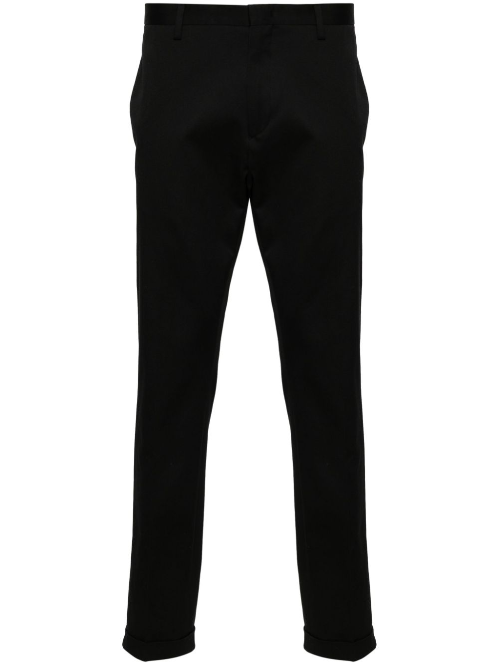 Paul Smith mid-rise slim-cut chino trousers - Black von Paul Smith