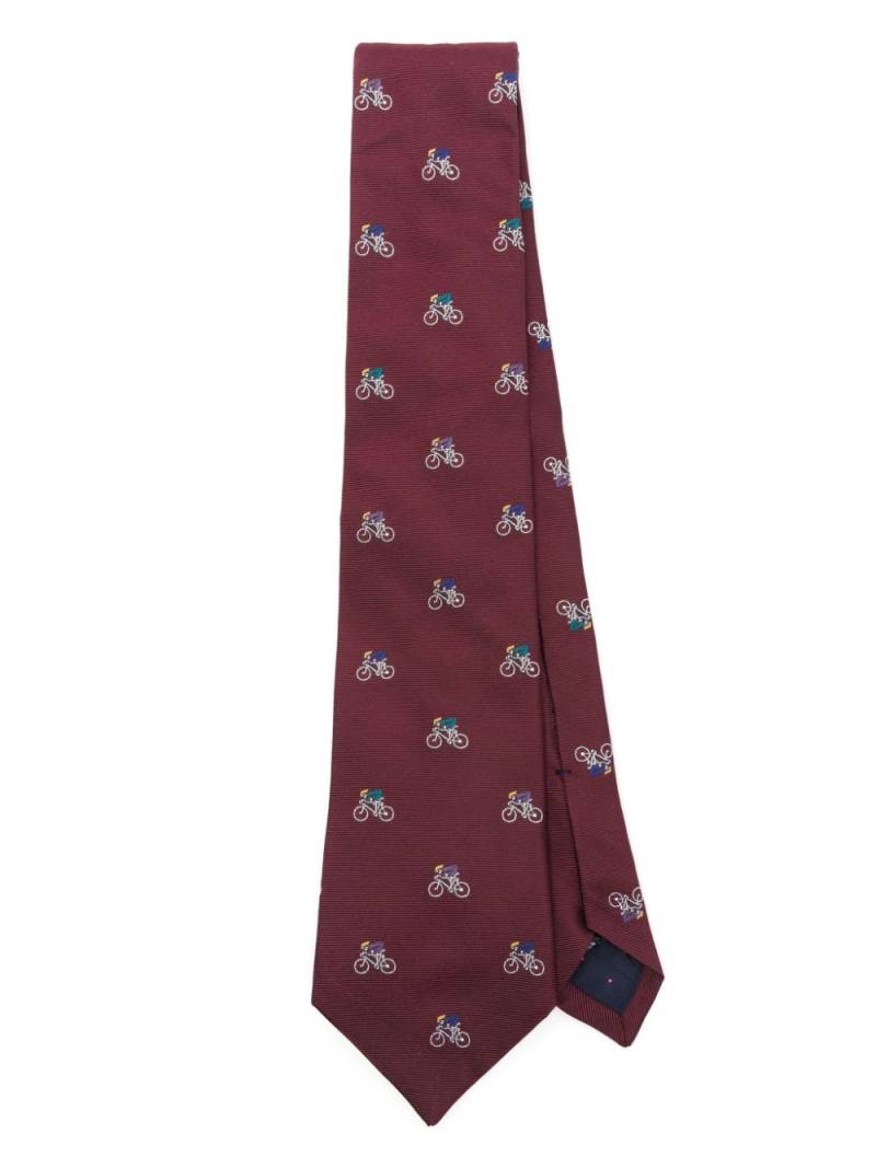 Paul Smith motif-embroidered tie von Paul Smith