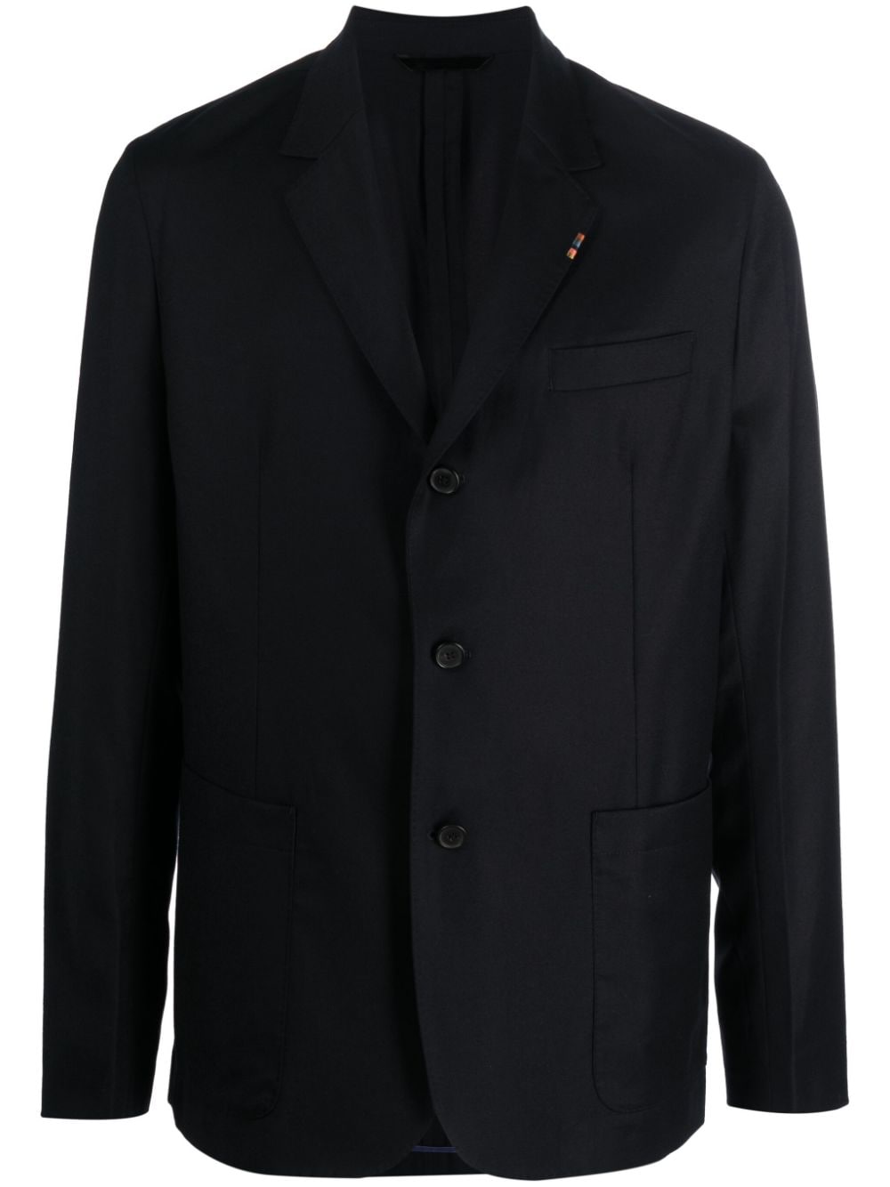 Paul Smith notched-lapels single-breasted blazer - Blue von Paul Smith