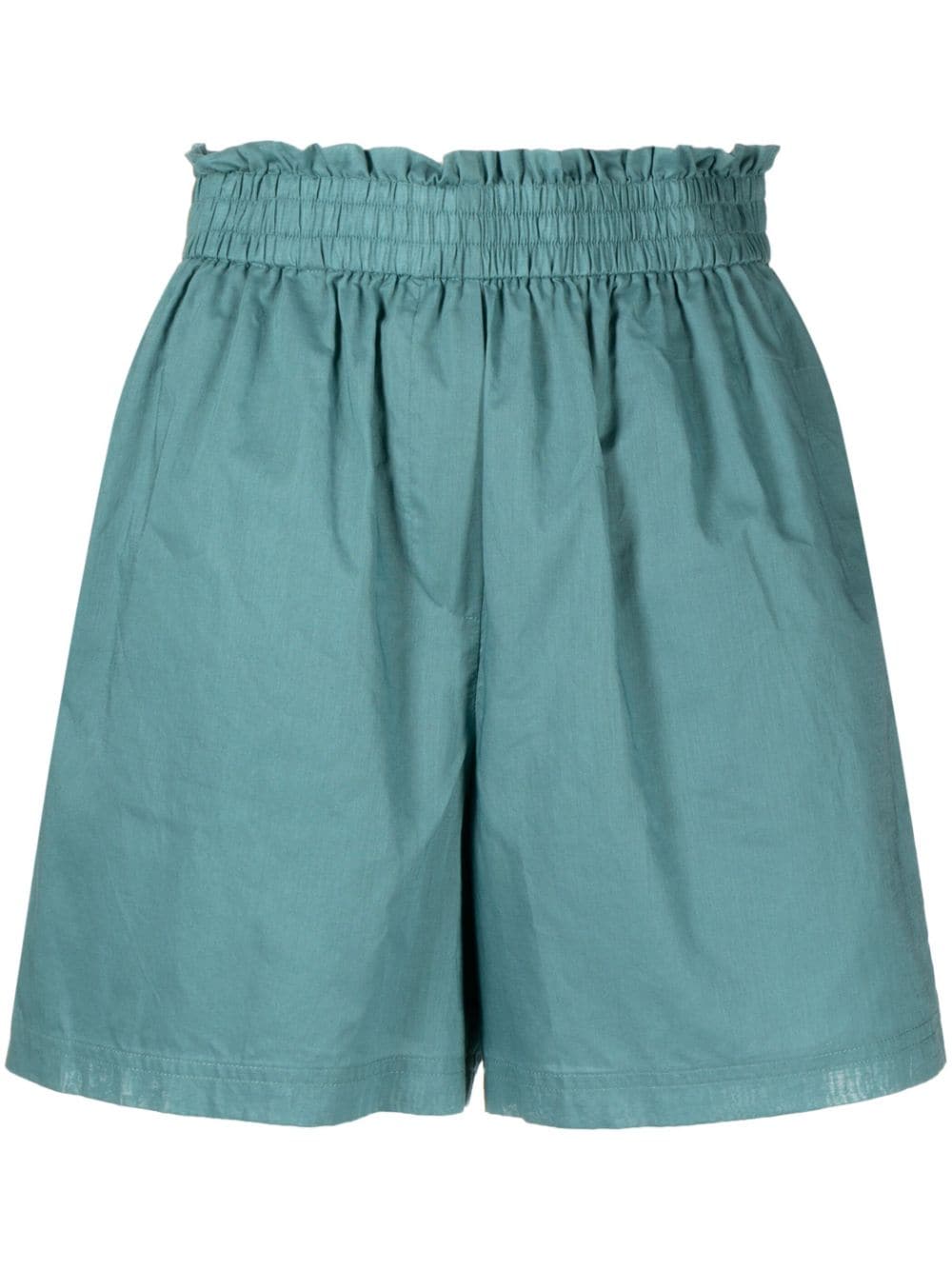 Paul Smith paperbag-waist cotton shorts - Green von Paul Smith