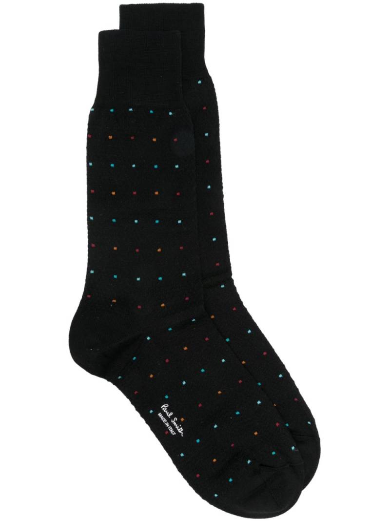 Paul Smith polka dot ankle socks - Black von Paul Smith