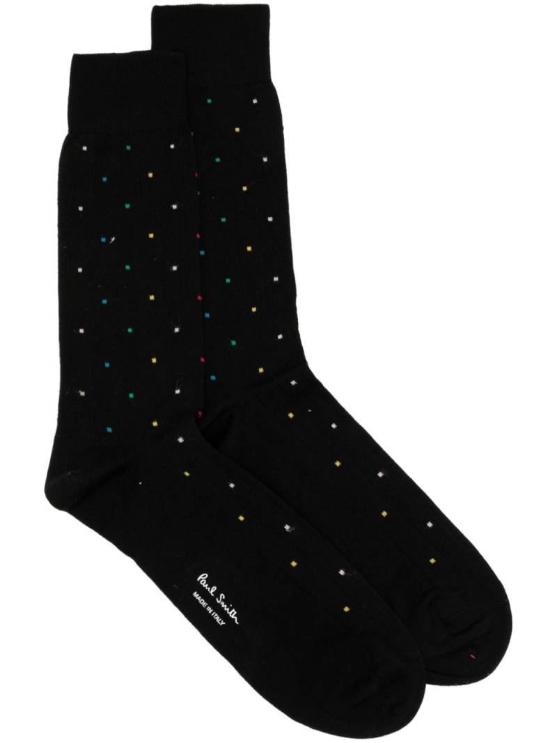 Paul Smith polka-dot mid-calf socks - Black von Paul Smith