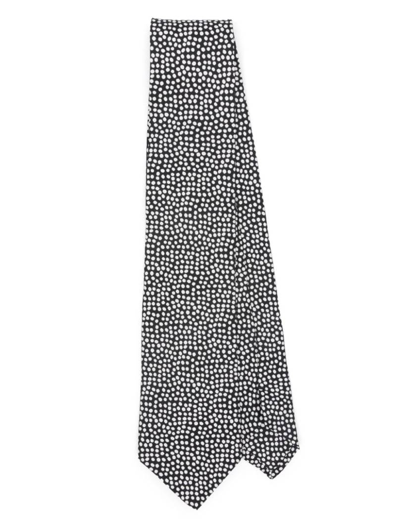 Paul Smith polka dot silk tie - Black von Paul Smith