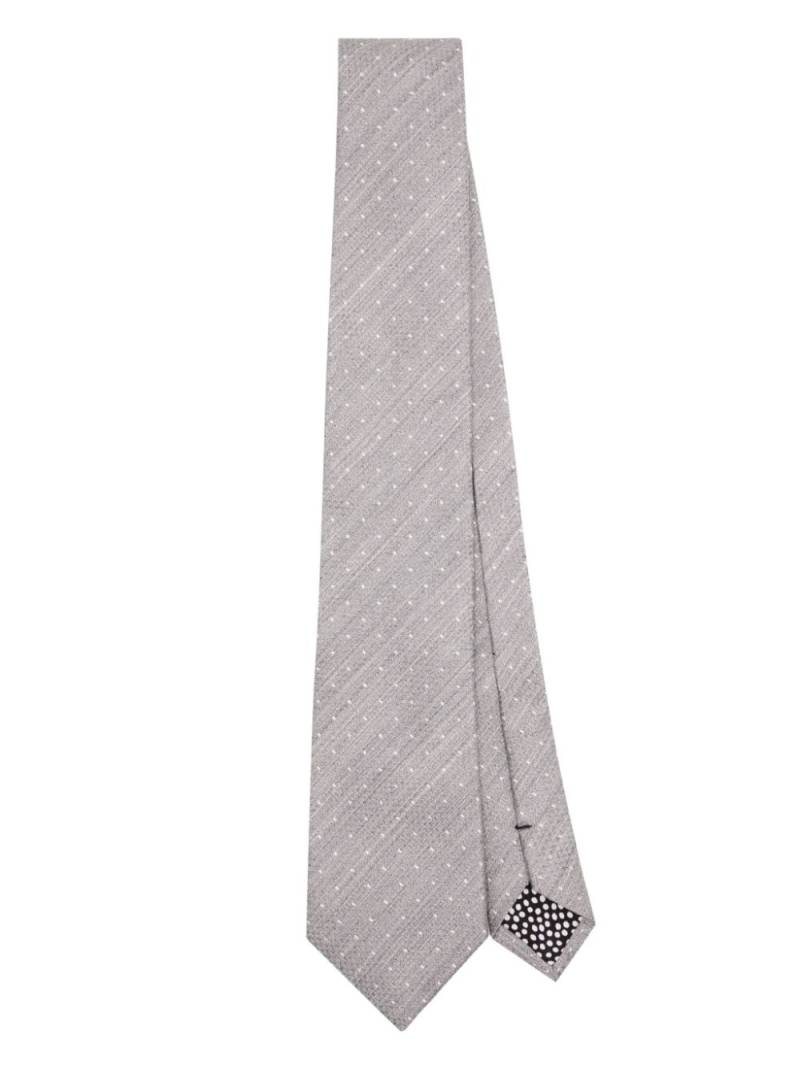 Paul Smith polka-dot silk tie - Grey von Paul Smith