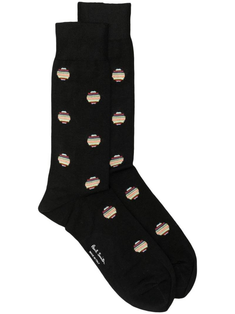 Paul Smith polka dot socks - Black von Paul Smith