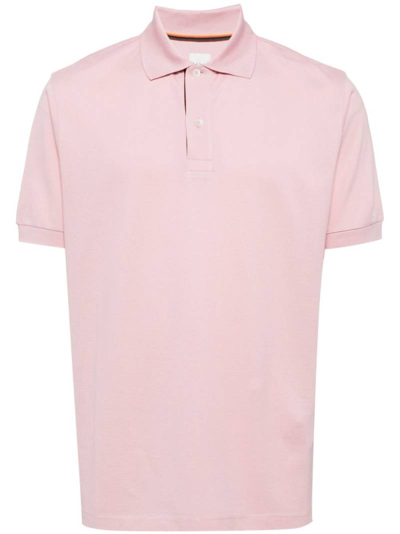 Paul Smith polo-collar cotton polo shirt - Pink von Paul Smith