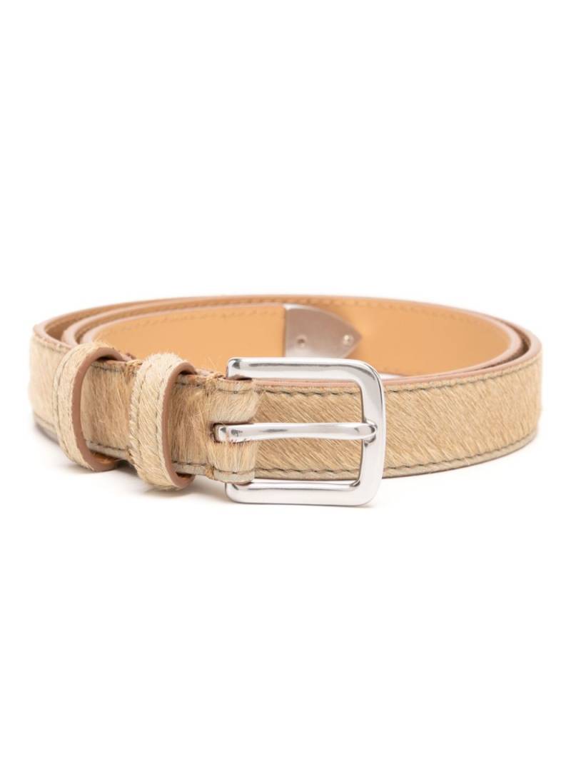 Paul Smith pony leather belt - Neutrals von Paul Smith