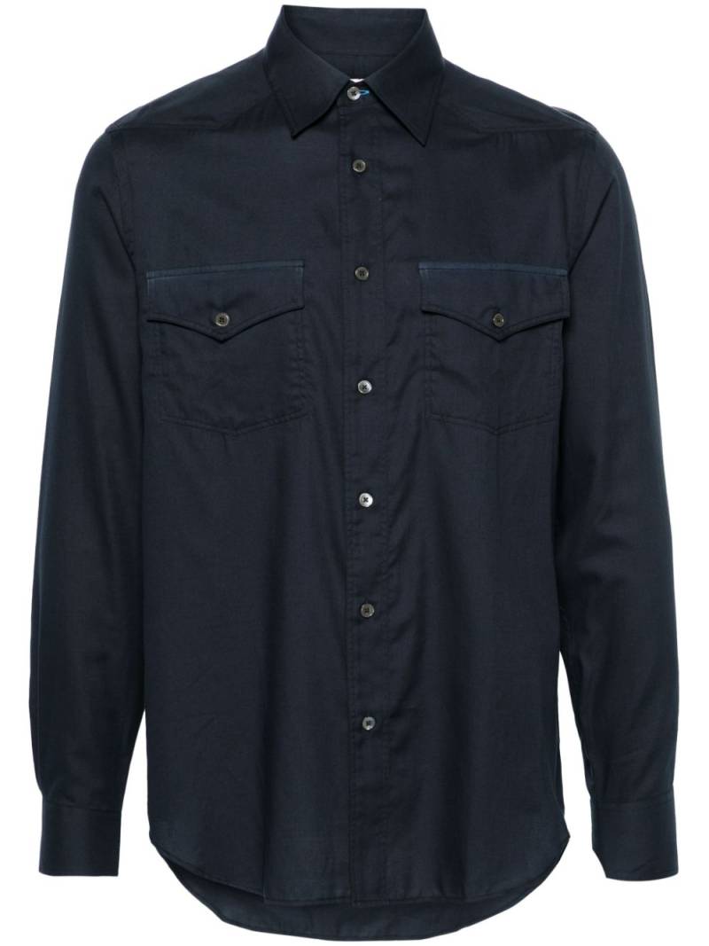 Paul Smith poplin cotton shirt - Blue von Paul Smith