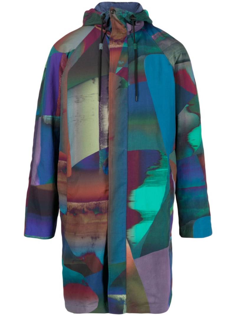 Paul Smith printed zip-up hooded jacket - Multicolour von Paul Smith