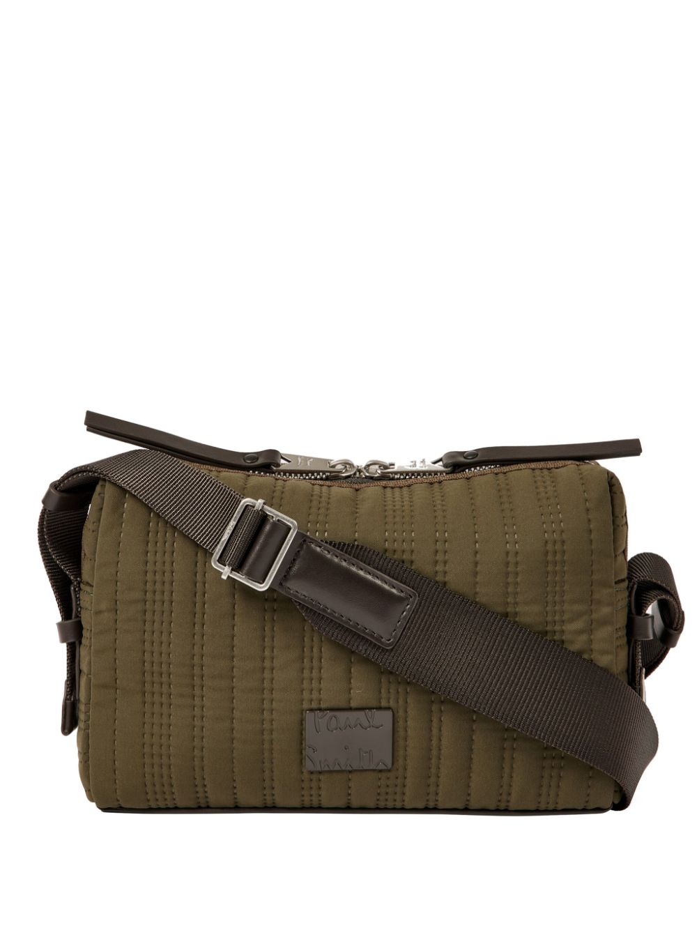 Paul Smith quilted messenger bag - Green von Paul Smith