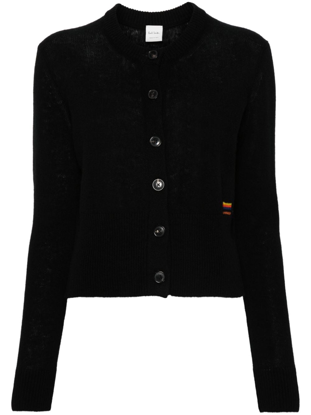 Paul Smith rainbow-motif cardigan - Black von Paul Smith