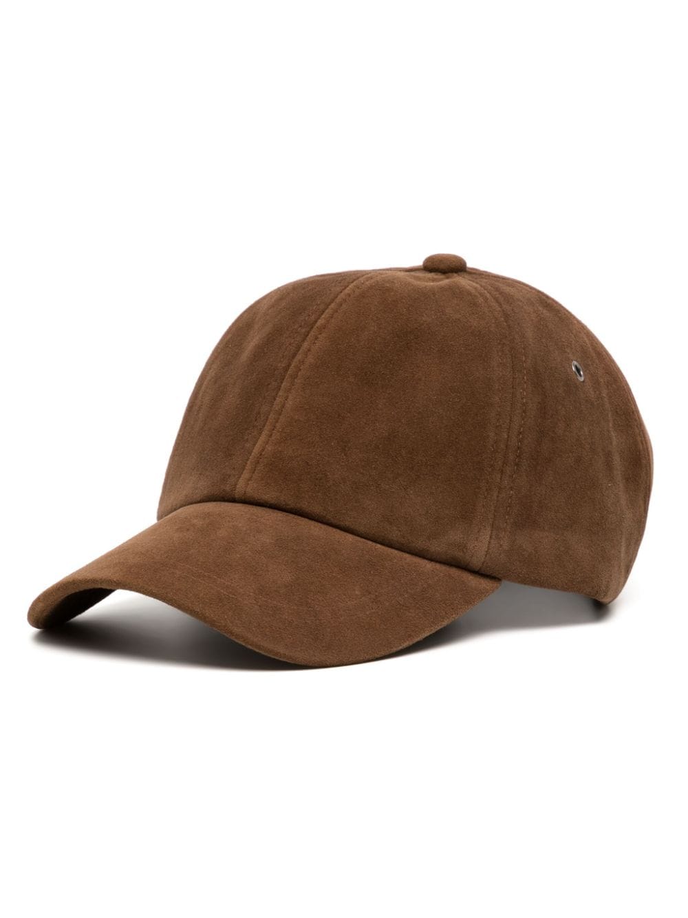 Paul Smith rainbow-stripe suede cap - Brown von Paul Smith