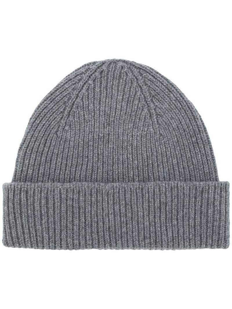 Paul Smith rib knit hat - Grey von Paul Smith