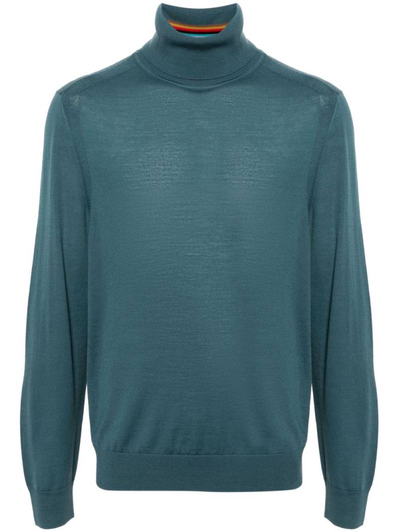 Paul Smith roll-neck wool jumper - Blue von Paul Smith