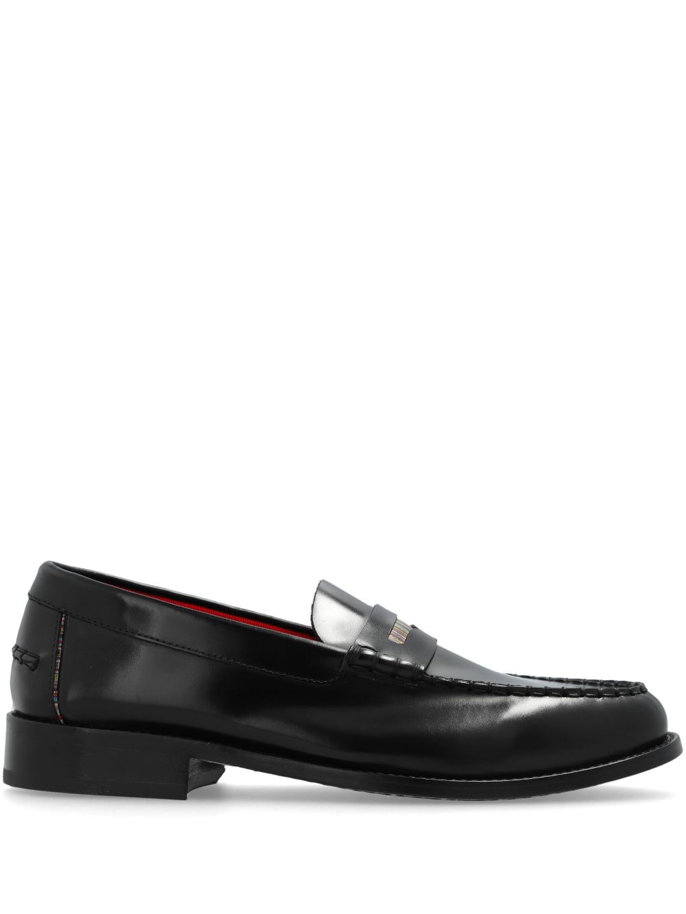 Paul Smith round-toe leather loafers - Black von Paul Smith