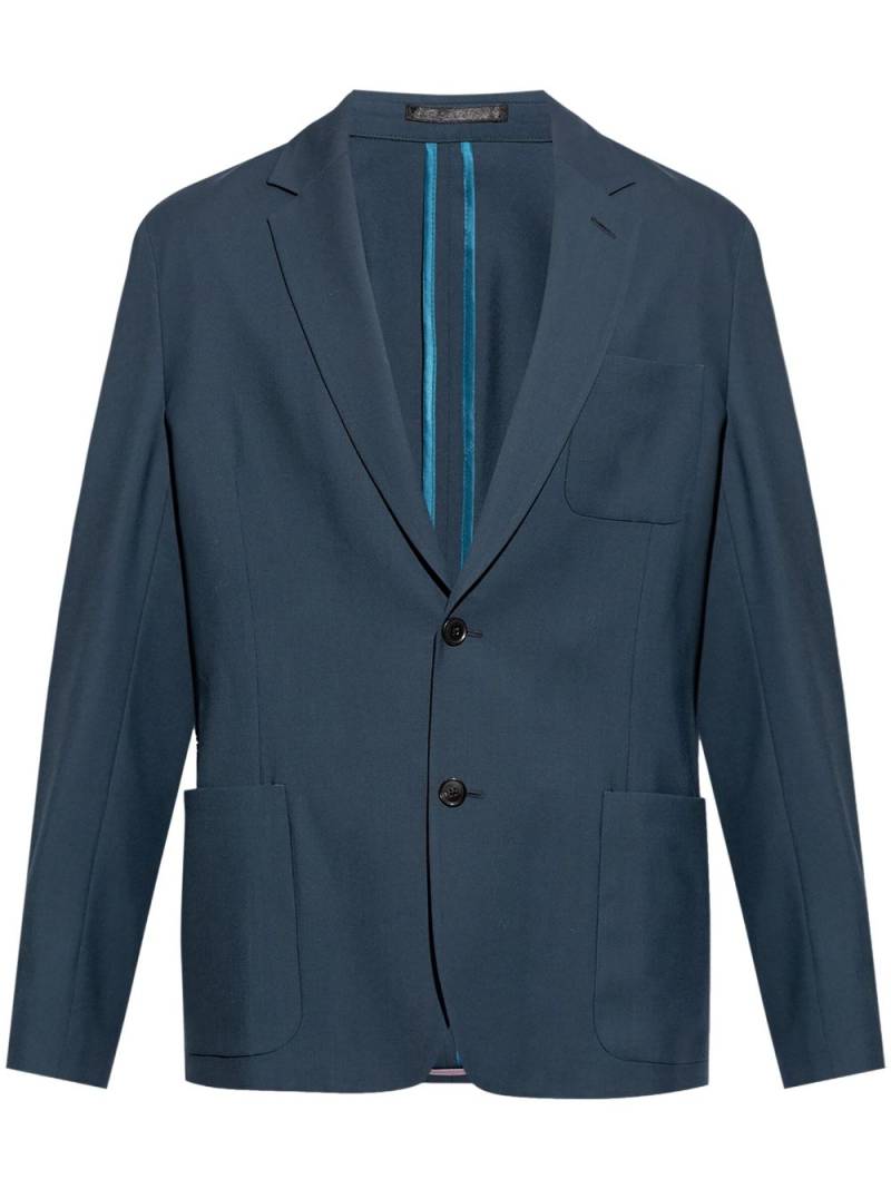 Paul Smith single-breasted wool blazer - Blue von Paul Smith