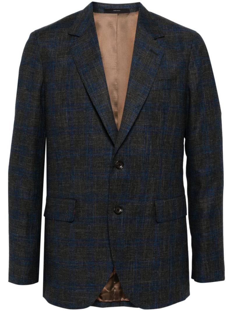 Paul Smith single-breasted wool-blend blazer - Blue von Paul Smith