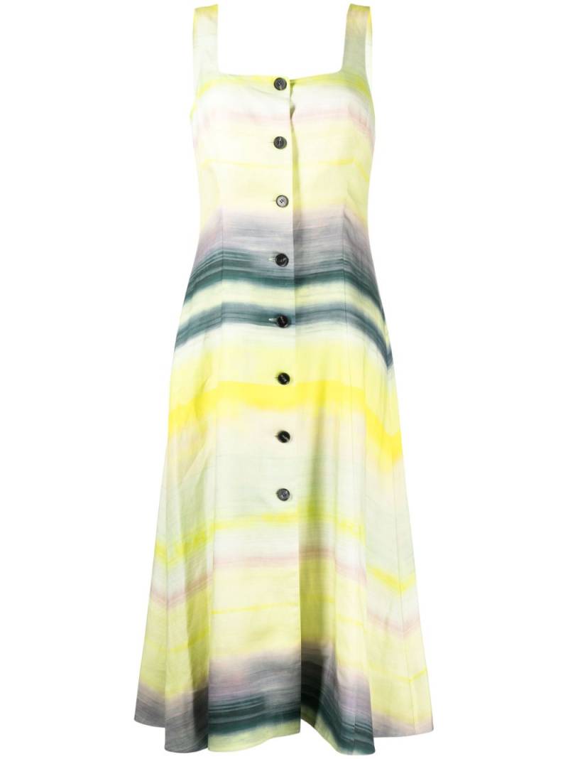 Paul Smith square-neck dress - Green von Paul Smith