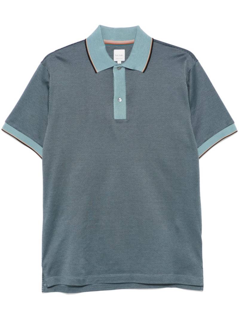 Paul Smith stripe-detail polo shirt - Green von Paul Smith