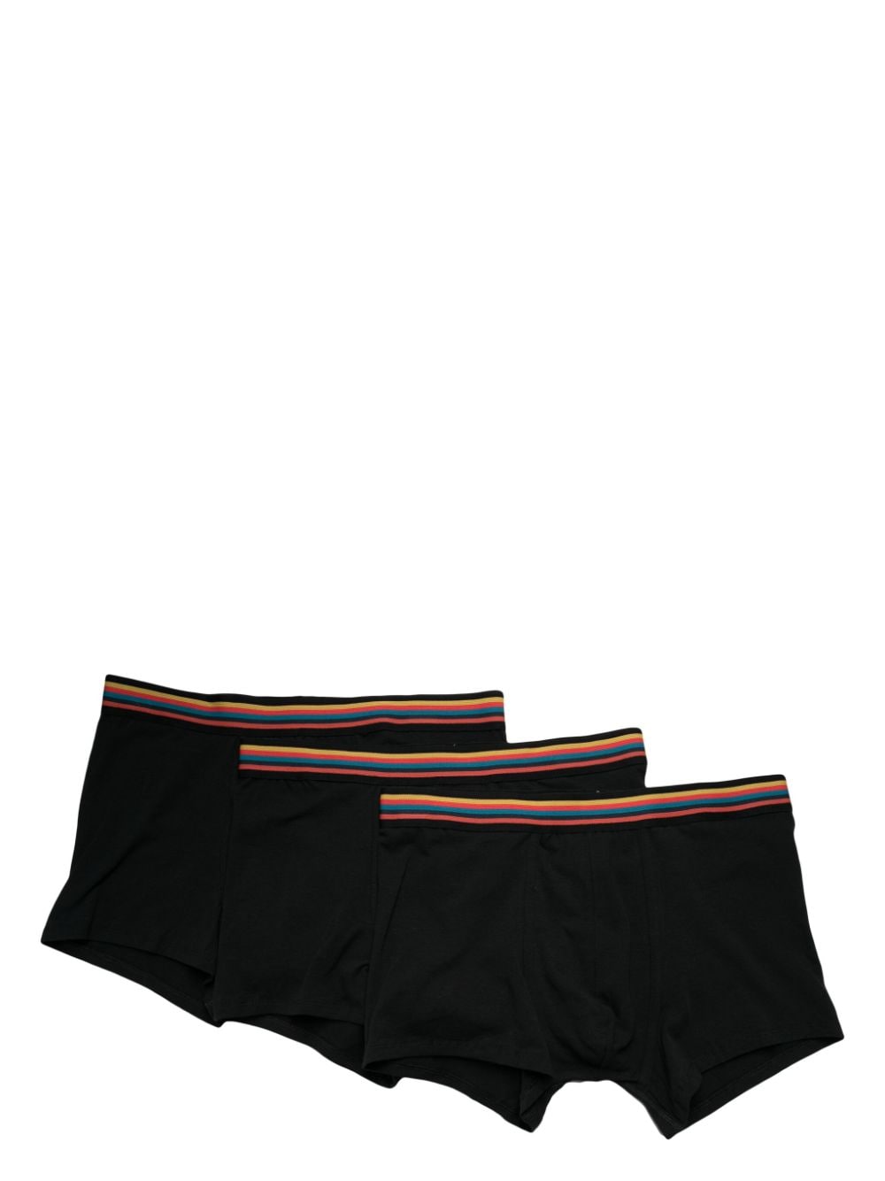 Paul Smith stripe-detailing cotton boxers (pack of three) - Black von Paul Smith