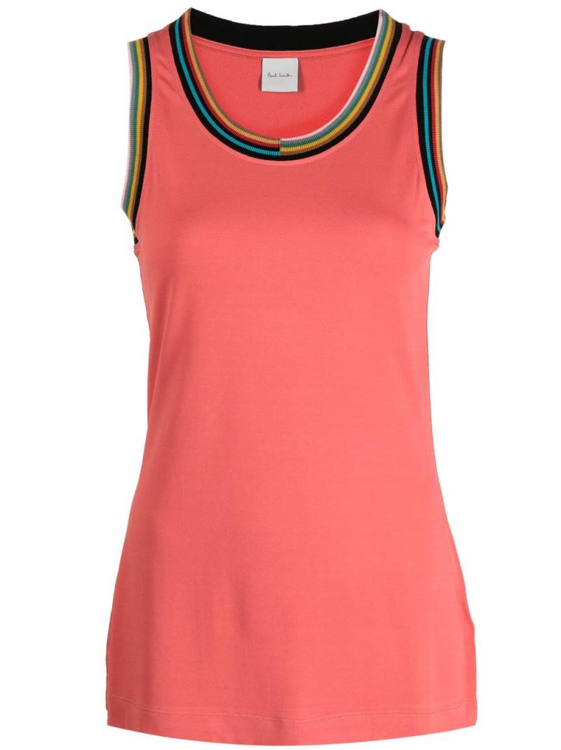 Paul Smith stripe-detailing tank top - Red von Paul Smith