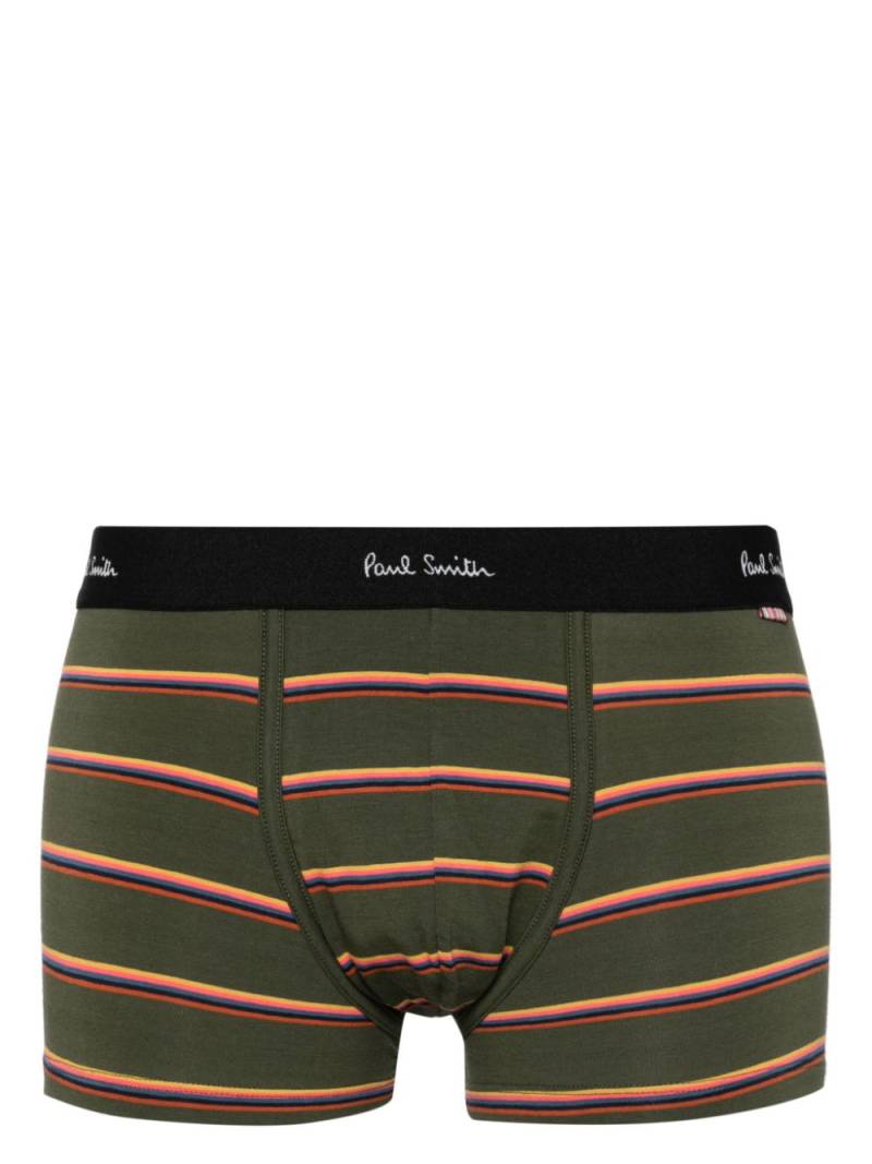 Paul Smith stripe-print boxers - Green von Paul Smith