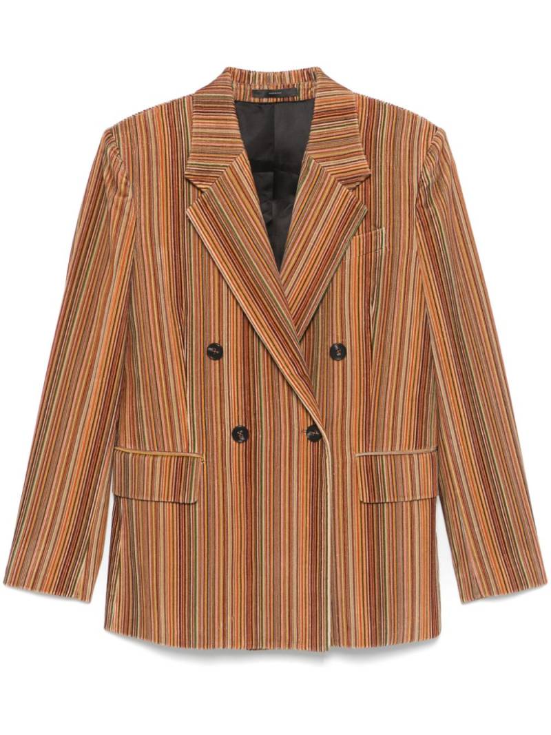 Paul Smith striped blazer - Brown von Paul Smith