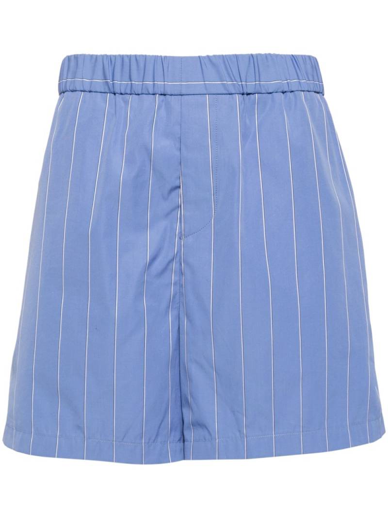 Paul Smith striped cotton shorts - Blue von Paul Smith