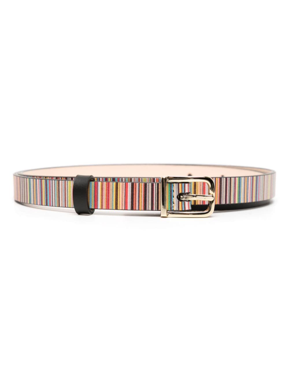 Paul Smith striped leather belt - Multicolour von Paul Smith