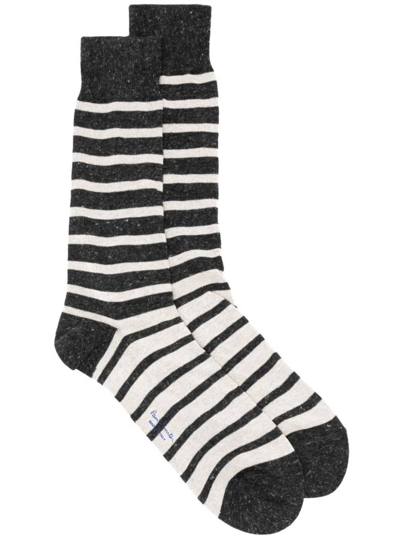 Paul Smith striped mid-calf socks - Black von Paul Smith