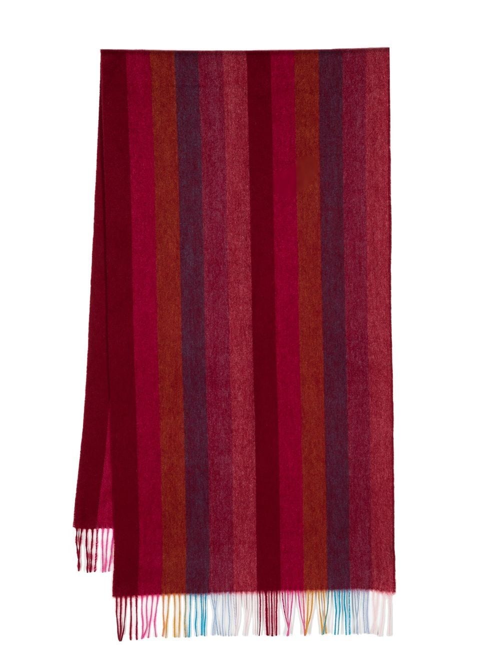 Paul Smith striped-print scarf - Red von Paul Smith