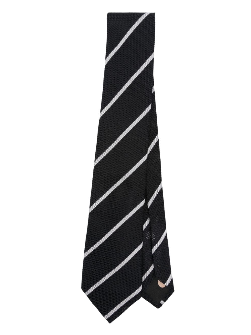 Paul Smith striped silk tie - Black von Paul Smith