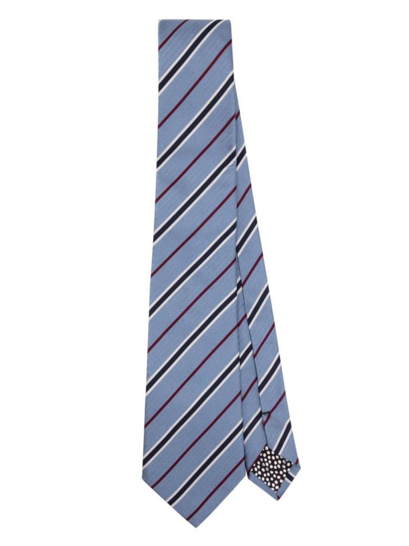 Paul Smith striped silk tie - Blue von Paul Smith