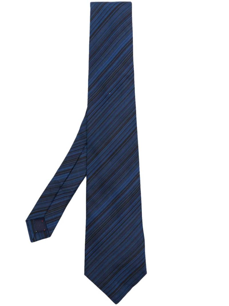 Paul Smith striped silk tie - Blue von Paul Smith