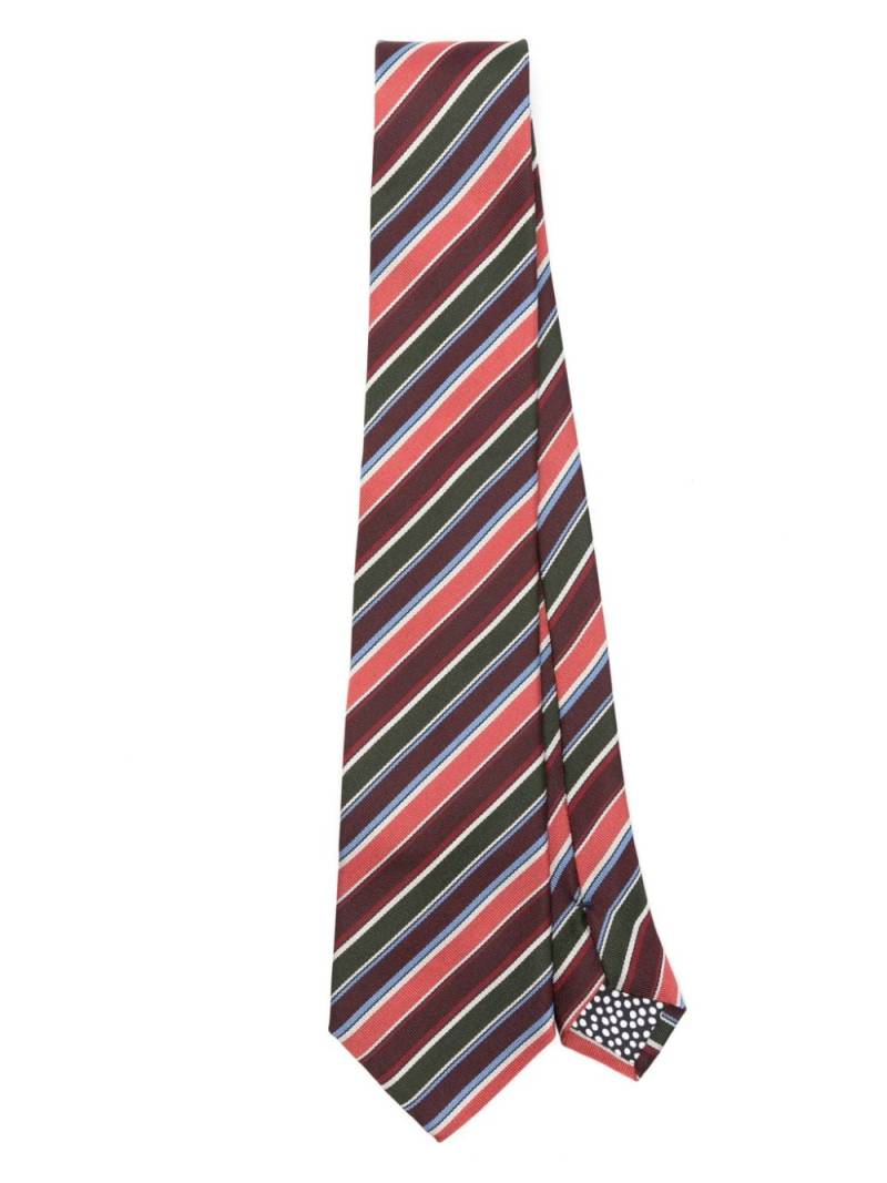 Paul Smith striped silk tie - Red von Paul Smith