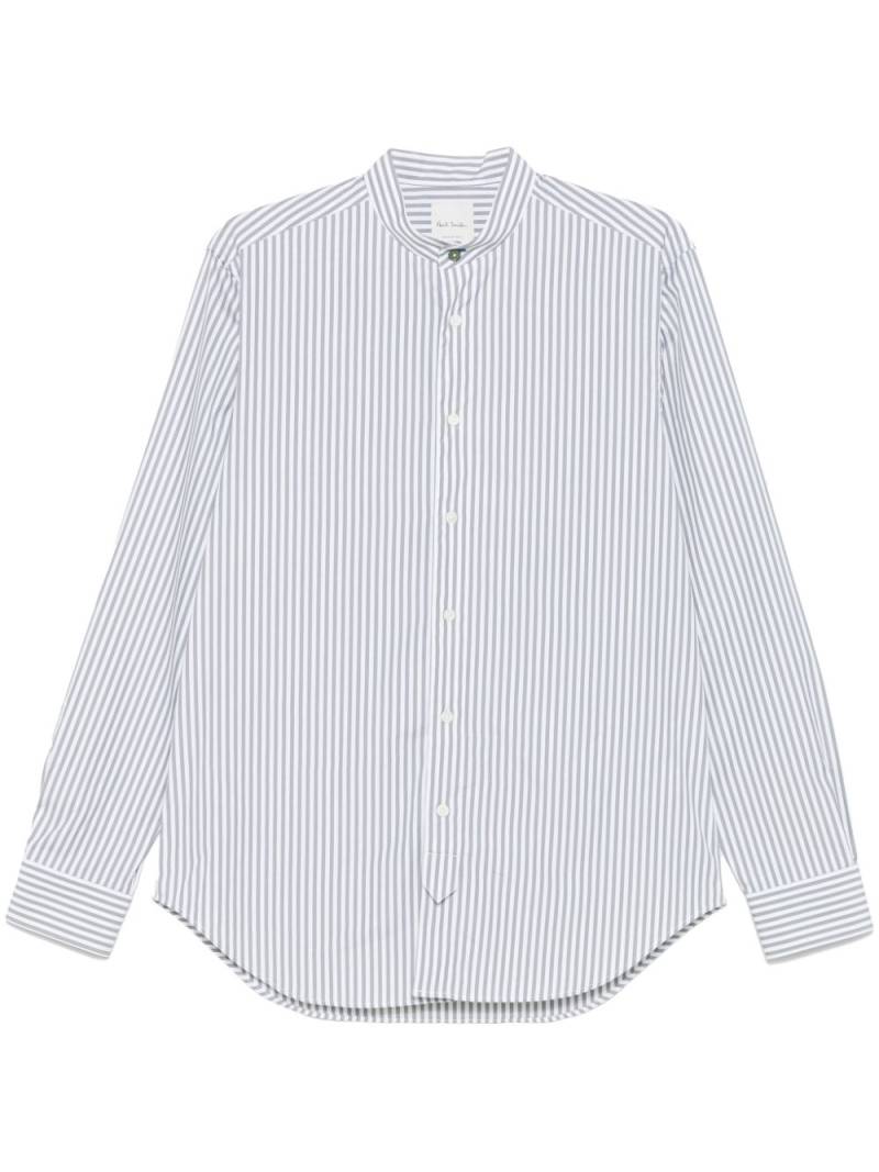 Paul Smith striped stand-collar shirt - Green von Paul Smith